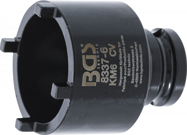 BGS Nutmutternschlüssel KM6 mit außen liegenden Zapfen