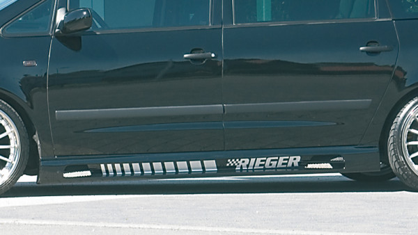 Rieger Seitenschweller rechts matt schwarz für Ford Alhambra (7MS)