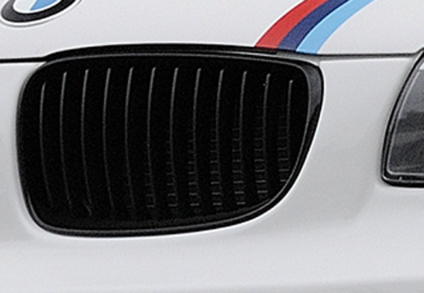 Facelift BMW-Niere links, Glanzschwarz für BMW 1er E87 (187 / 1K2/1K4) 4-tür. 09.04-08.11