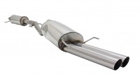 Novus Sportauspuff Anlage passend für Opel Astra G Coupe / Cabrio 2x76mm MS-Design Novus Sportauspuff Anlage passend für Opel Astra G Coupe / Cabrio 2x76mm MS-Design