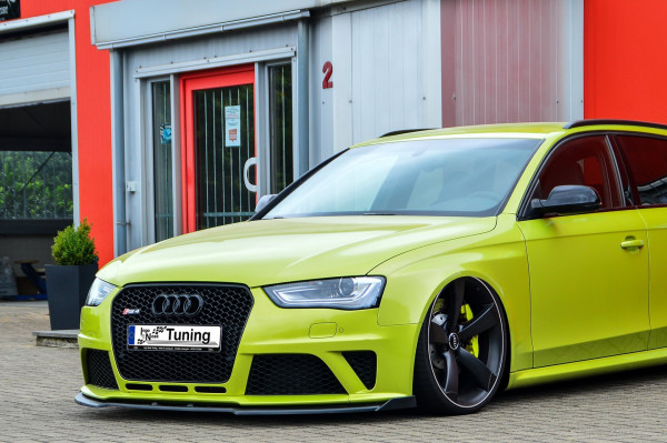 Cup Frontspoilerlippe mit Wing für Audi RS4 B8 Bj. 2012-2015