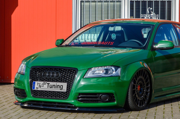 Cup Frontspoilerlippe für Audi A3 8P S-Line Facelift Bj. 2008-2012