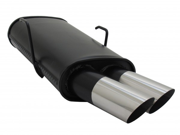 Novus Sportauspuff passend für Peugeot 106 2x76mm MS-Design