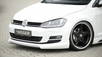 Rieger Spoilerschwert carbon look für VW Golf 7 3-tür. 10.12-12.16 (bis Facelift) Ausführung: Schwarz matt