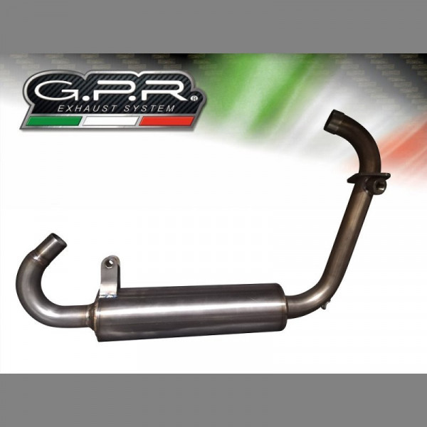 GPR Exhaust System F.B. Mondial Hps 125 2021/2023 e5 Decat pipe manifold Decatalizzatore