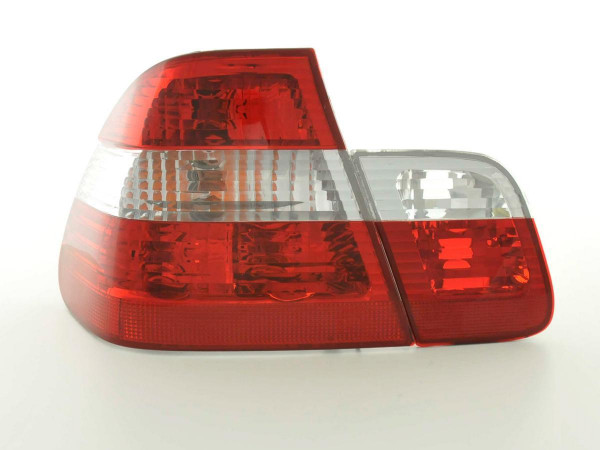Rückleuchten Set BMW 3er Limo Typ E46 98-01 weiß/rot
