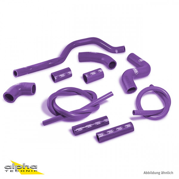 SAMCO SPORT Siliconschlauch Kit violett für Aprillia RSV4 1000 1000 R RF RF Modelljahr 2009-2024