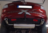 FOX Endschalldämpfer passend für Mazda CX7 ab 2007 - Ausgang rechts/links 1x114 Typ 13 FOX Endschalldämpfer passend für Mazda CX7 ab 2007 - Ausgang rechts/links 1x114 Typ 13