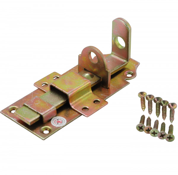 Schlossriegel mit Schlaufe 125 x 50 mm verzinkt