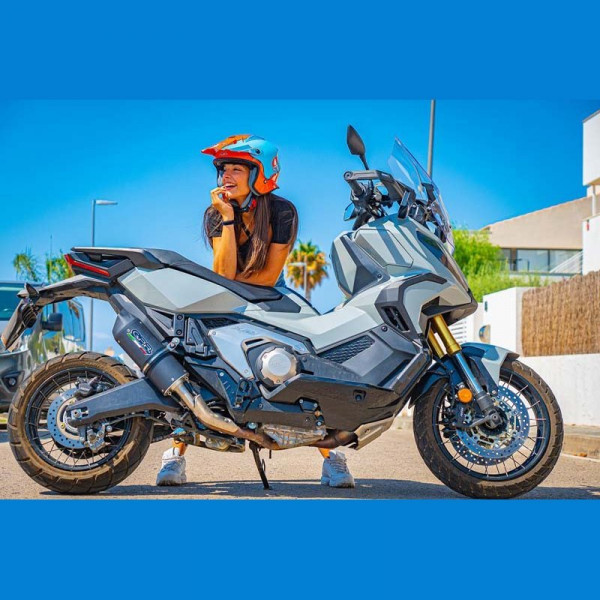 GPR Furore Evo4 Nero Slip-On Auspuff passend für Honda X-ADV 750 (2016–2020)