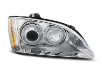 Angel Eyes Scheinwerfer Chrom passend für Ford Focus Mk2 09/2004–01/2008 Angel Eyes Scheinwerfer Chrom passend für Ford Focus Mk2 09/2004–01/2008