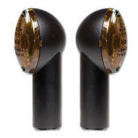 Blinker "Micro" schwarz lang getöntes Glas E-geprüft Blinker "Micro" schwarz lang getöntes Glas E-geprüft