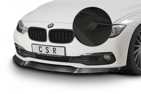 Cup-Spoilerlippe mit ABE für BMW 3er F30/F31 CSL366-M Carbon Look Matt