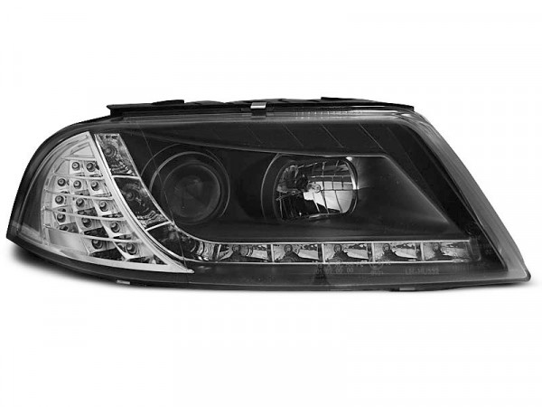 Scheinwerfer Tageslicht schwarz passend für VW Passat 3bg B5 Fl 09.00-03.05