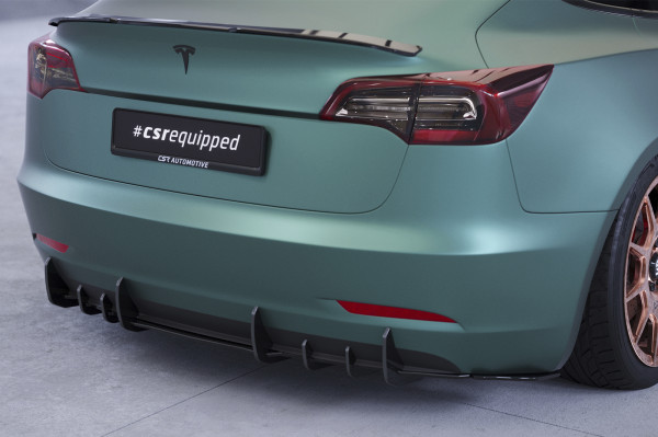 Racing Diffusor / Heckansatz passend für Tesla Model 3