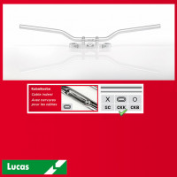 Stahllenker Speedfighter verchromt 1 Zoll (25,4 mm) mit Kabelkerben passend für Harley Davidson Stahllenker Speedfighter verchromt 1 Zoll (25,4 mm) mit Kabelkerben passend für Harley Davidson