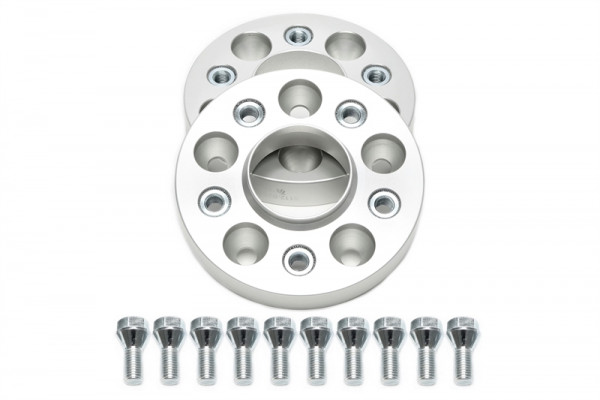 TA Technix Spurverbreiterungsset für OEM Radschrauben 25mm pro Seite/50mm pro Achse, LK 5x112, NLB 6