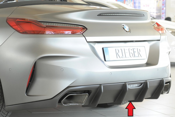Rieger Heckeinsatz passend für BMW Z4 (G4Z/G29) Roadster ab 03/2019 mit M-Sport-Paket