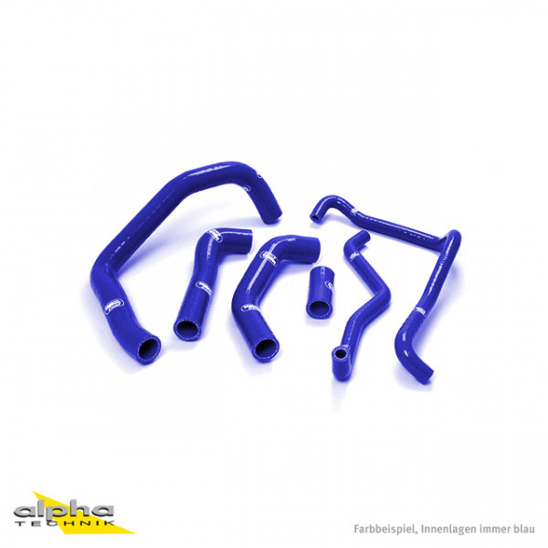 SAMCO SPORT Siliconschlauch Kit blau für Kawasaki ZX10R Modelljahr 2006-2007