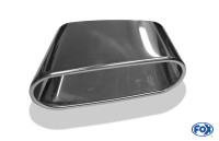 FOX Anschweißendrohr Typ 49 Edelstahl 220x85 mm flachoval FOX Anschweißendrohr Typ 49 Edelstahl 220x85 mm flachoval