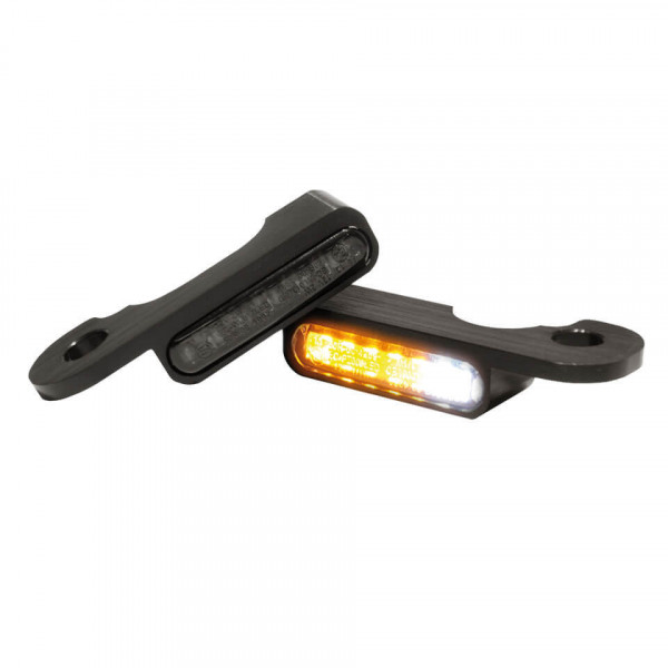 HeinzBikes LED Armaturen Blinker-/Positionsleuchte H-D TOURING Modelle hydr.Kupplung E-geprüft