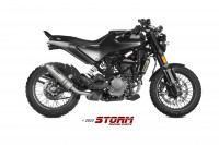 STORM by MIVV GP Edelstahl Endschalldämpfer passend für Husqvarna Svartpilen 125 (2021–2023) STORM by MIVV GP Edelstahl Endschalldämpfer passend für Husqvarna Svartpilen 125 (2021–2023)