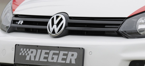 Kühlergrill VW Golf 6 R glanz schwarz für VW Golf 6 5-tür.