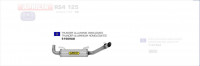 Arrow Endschalldämpfer Thunder Aluminium passend für Aprilia RS4 125 Arrow Endschalldämpfer Thunder Aluminium passend für Aprilia RS4 125