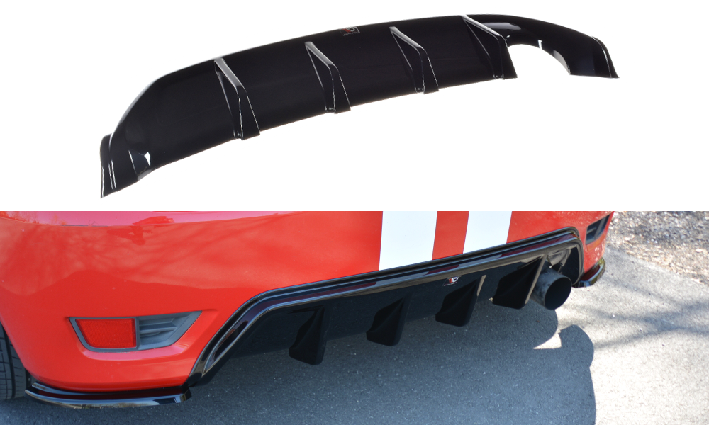 Diffusor Heck Ansatz Passend Fur Ford Fiesta St Mk6 Schwarz Matt Heckdiffusor Heckansatze Aerodynamik Auto Tuning Tuning Parts24 De