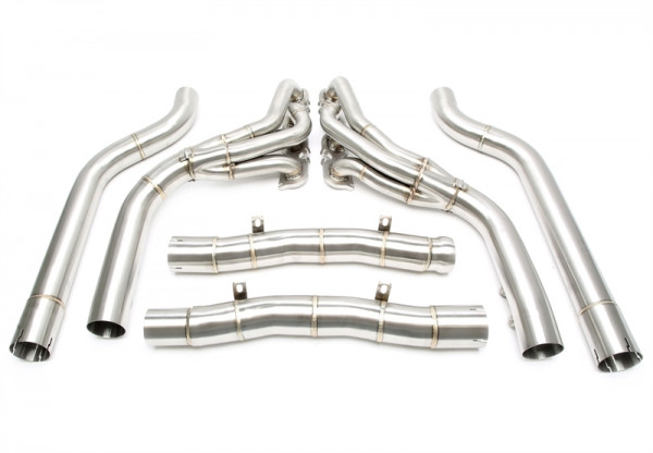 TA Technix Fächerkrümmer + Mittelrohr passend für Mercedes Benz C Klasse C63 AMG W204, C204, S204