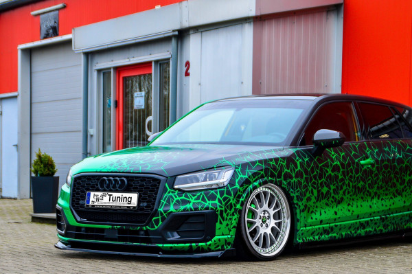 Cup Frontspoilerlippe mit Wing passend für Audi Q2 GA