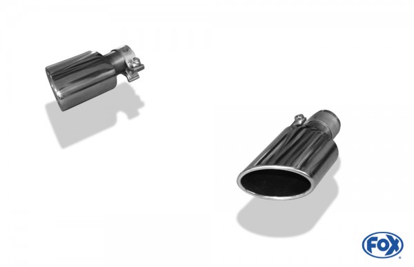 FOX Endrohrpaar passend für Renault Laguna III Grandtour – 115x85 Typ 38 rechts/links