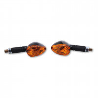 SHIN YO Little Duke Blinker Schwarz / Orange E-geprüft (Paar) – vorn & hinten SHIN YO Little Duke Blinker Schwarz / Orange E-geprüft (Paar) – vorn & hinten