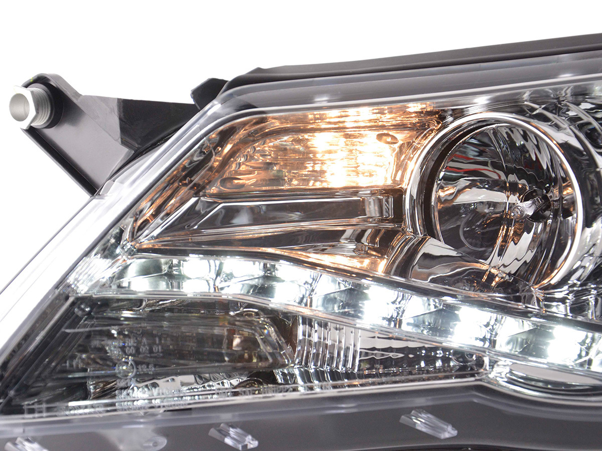 Scheinwerfer Set Daylight LED TFLOptik VW Tiguan 0711 chrom Scheinwerfer
