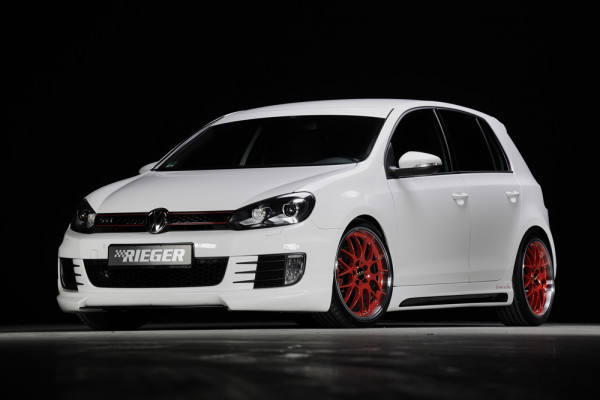 Rieger Spoilerlippe für VW Golf 6 GTI 5-tür.