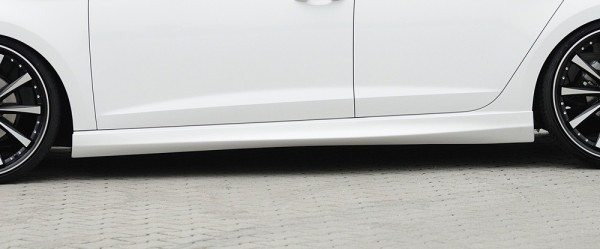 Rieger Seitenschweller rechts matt schwarz für VW Golf 7 GTI 3-tür. 04.13-