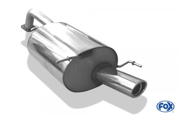 FOX Endschalldämpfer 1x88x74 Typ 32 passend für Daewoo Lacetti Fließheck