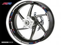 Felgenrandaufkleber passend für BMW S1000RR & M1000RR blau-rot-weiß Felgenrandaufkleber passend für BMW S1000RR & M1000RR blau-rot-weiß