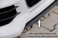 Rieger Spoilerschwert carbon look für Audi A1 (8X) 3-tür. 08.10-12.14 (bis Facelift) Ausführung: Schwarz matt