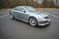 Seitenschweller Ansatz Für INFINITI G35 COUPE Schwarz Hochglanz