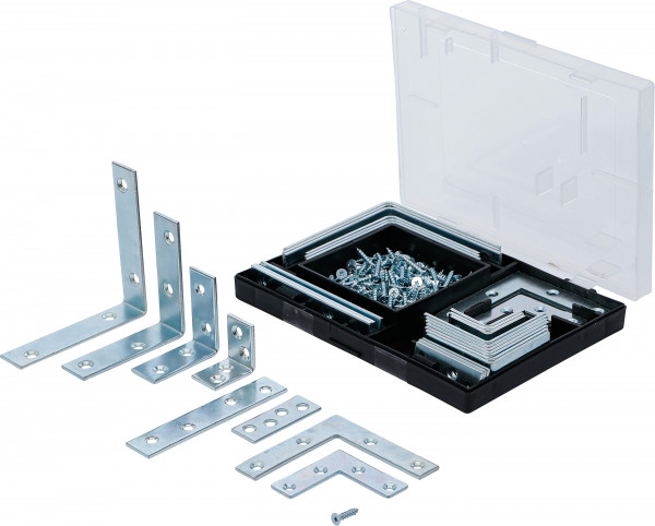 Verbindungsblech-Satz 180-tlg. verzinkt
