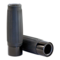 Choppergriff "Custom" schwarz geschlossen passend für 22mm Lenker Choppergriff "Custom" schwarz geschlossen passend für 22mm Lenker