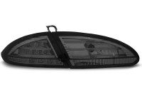 LED Rücklichter grau passend für Seat Leon 06/2005–2009 LED Rücklichter grau passend für Seat Leon 06/2005–2009