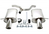 TA Technix Duplex Edelstahl Auspuffanlage 1x100mm links + rechts passend für Audi A4 8E-B6 TA Technix Duplex Edelstahl Auspuffanlage 1x100mm links + rechts passend für Audi A4 8E-B6