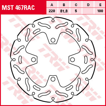 Bremsscheibe starr MST467RAC