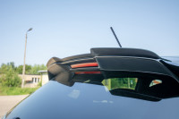 Spoiler CAP Für VW POLO MK6 GTI Schwarz Hochglanz