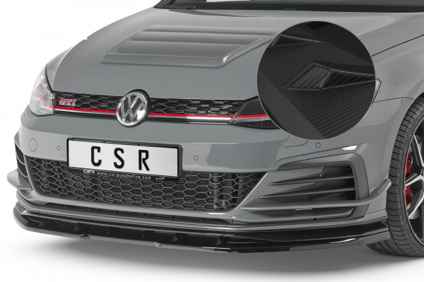 Cup-Spoilerlippe mit ABE für VW Golf 7 GTI TCR CSL368-M Carbon Look Matt