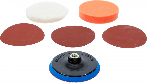 Schleif- und Polierscheiben-Satz Ø 125 mm