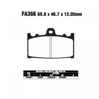 EBC FA366 TT Bremsbeläge passend für Suzuki VL 1500 Intruder EBC FA366 TT Bremsbeläge passend für Suzuki VL 1500 Intruder