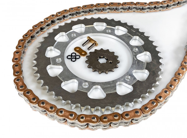 Kettensatz 525 für Moto Morini Diverse ab Modelljahr 2006-Farbe Gold